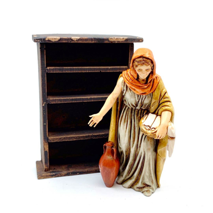 Credenza per presepe per statuine 10-13 cm