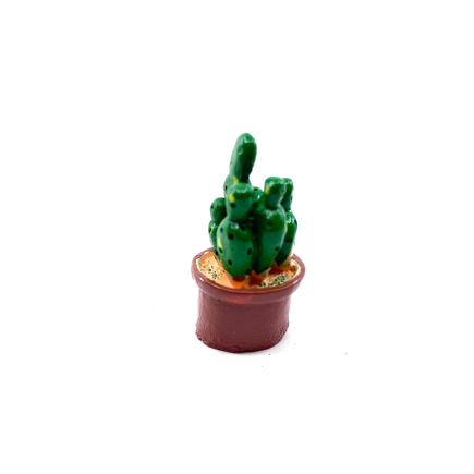 Vaso con cactus - h cm 3,2