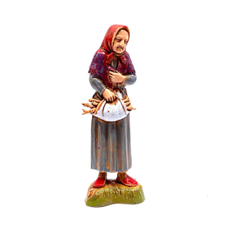 Donna con fascine cm 10 - Statuine Landi Moranduzzo