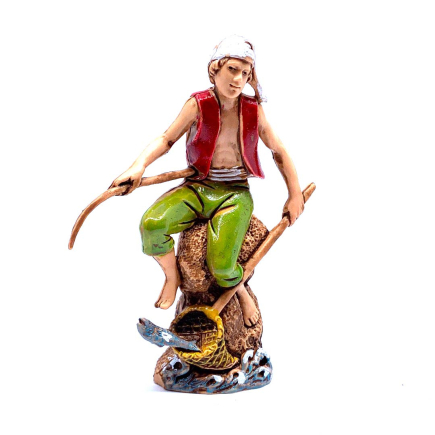 Pescatore cm 10 - Statuine Landi Moranduzzo