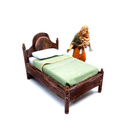 Letto singolo per statuine 8-11 cm 