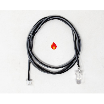 MLF5R / 2.5 - Led Fuoco Rosso 5 mm per Micro Light System