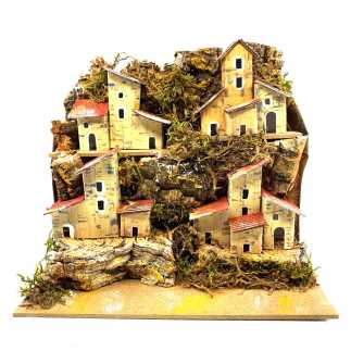 Borgo per presepe 20x14x18 cm