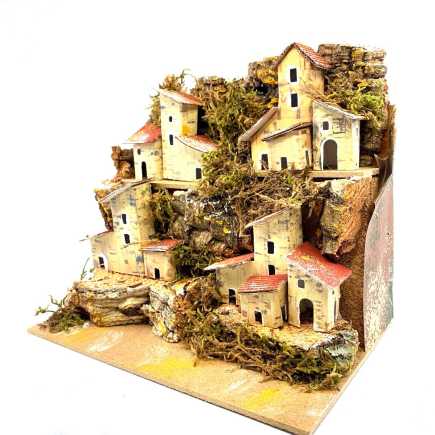 Borgo per presepe 20x14x18 cm