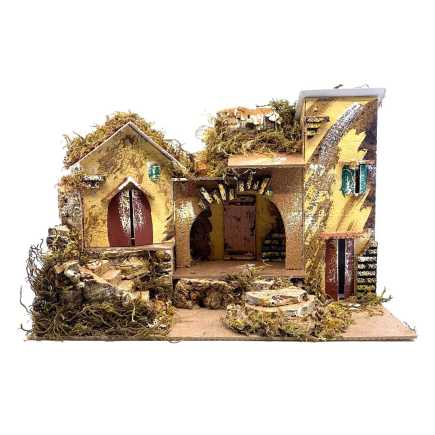 Mini Presepe - Casolare 33 x 18 x 23 cm