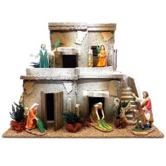 Ingresso a Gerusalemme - Statuine 9-10 cm - Set 5 statue - Pasqua