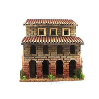 Casa H con porticato per figure 6 cm