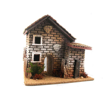 Casa L doppia per figure 6 cm