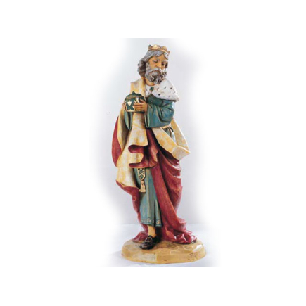 Re Magio bianco cm 52 - Statue Fontanini