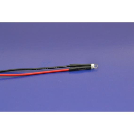 Led fuoco rosso FRISA 3 mm con filo - tremolio autonomo