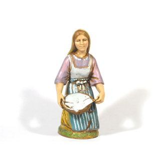 Donna con cesto cm 12 - Statuine Landi Moranduzzo