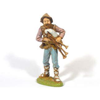 6 personaggi - Zampognaro cm 12 - Statuine Landi Moranduzzo