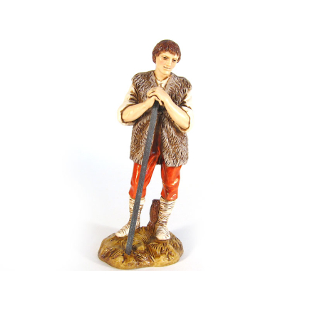 Pastore giovane - Pastori 6 soggetti cm 12 - Statuine Landi Moranduzzo