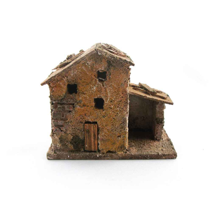 Casetta per presepe altezza 7/8 cm (per lontananze)