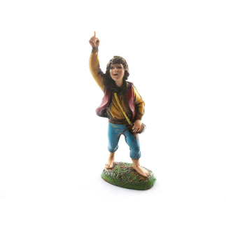 Bambino con braccio alzato 10 cm - Statuine Landi Moranduzzo