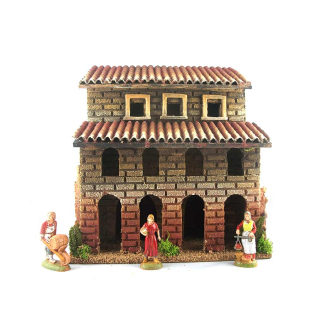 Casa H con porticato per figure 6 cm