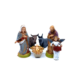 Natività 6 soggetti cm 6 - Statuine Landi Moranduzzo