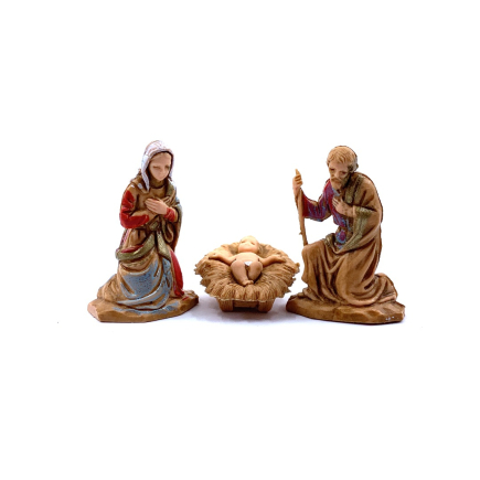 Natività 3 soggetti cm 3,5 - Statuine Landi Moranduzzo