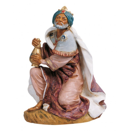 Re Magio mulatto per cm 45 - Statue Fontanini