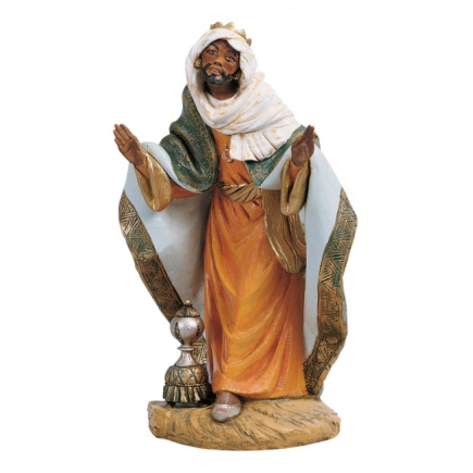 Re Magio moro per cm 45 - Statue Fontanini