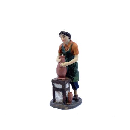 Vasaio per statuine presepe cm 11