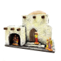 Casa doppia per presepe palestinese - statuine 3,5 cm