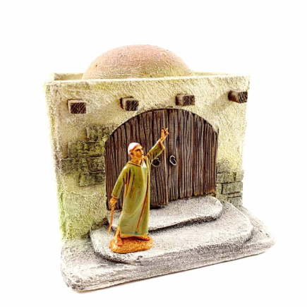 Casa per presepe palestinese - statuine 6/6,5 cm