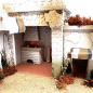 Osteria araba / Casa con forno palestinese per statuine presepe cm 10 e 12