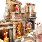 Presepe borgo con capanna per statuine 6 cm