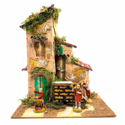 Casa / casolare di campagna per statuine presepe 6 cm 