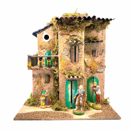 Casa / casolare di campagna per statuine presepe 6 e 3,5 cm